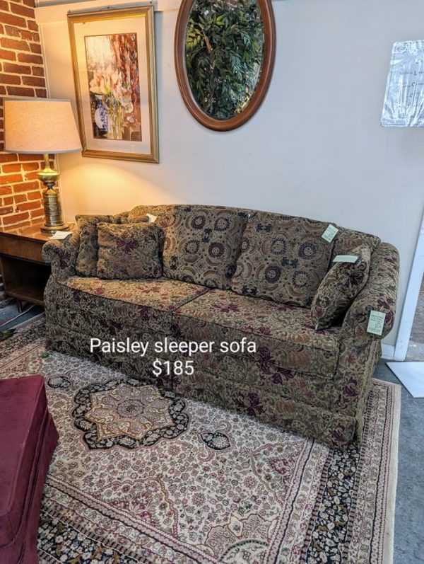 Paisley Sleeper Sofa